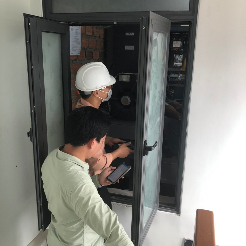 Thang máy 3T đã bàn giao thang máy gia đình cho chủ đầu tư kỹ tính tại Đà Nẵng