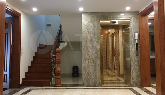 BỐ TRÍ THANG MÁY VÀ THANG BỘ CHO NHÀ ỐNG